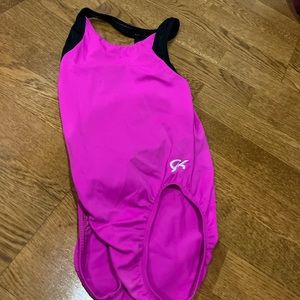 gk pink gymnastics leotard small